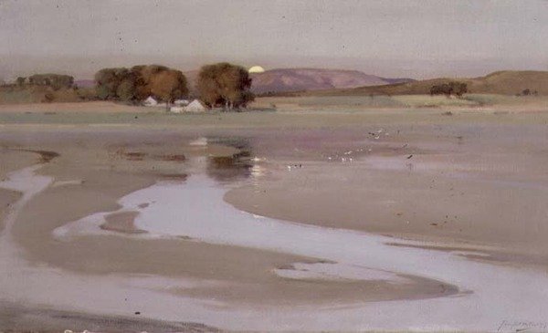 Molino de Kintallen, salida de la luna de John Campbell Mitchell