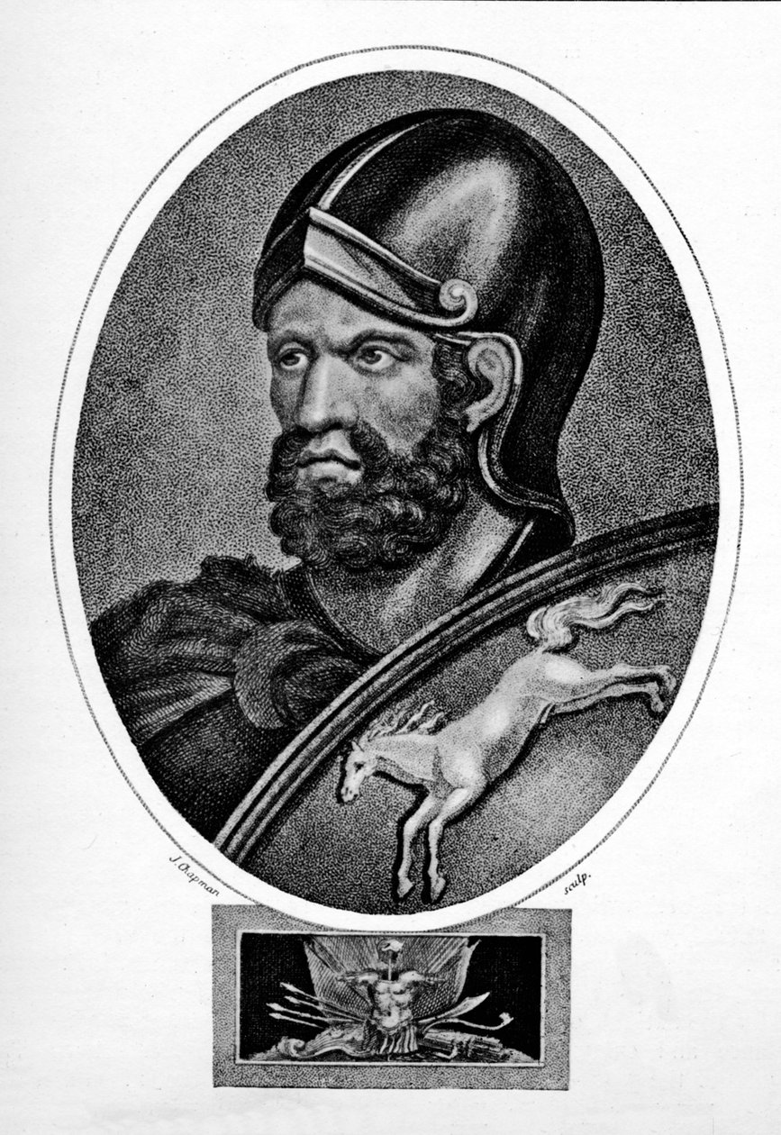 Aníbal, el general cartaginés, c. 1823, 1912 de John Chapman