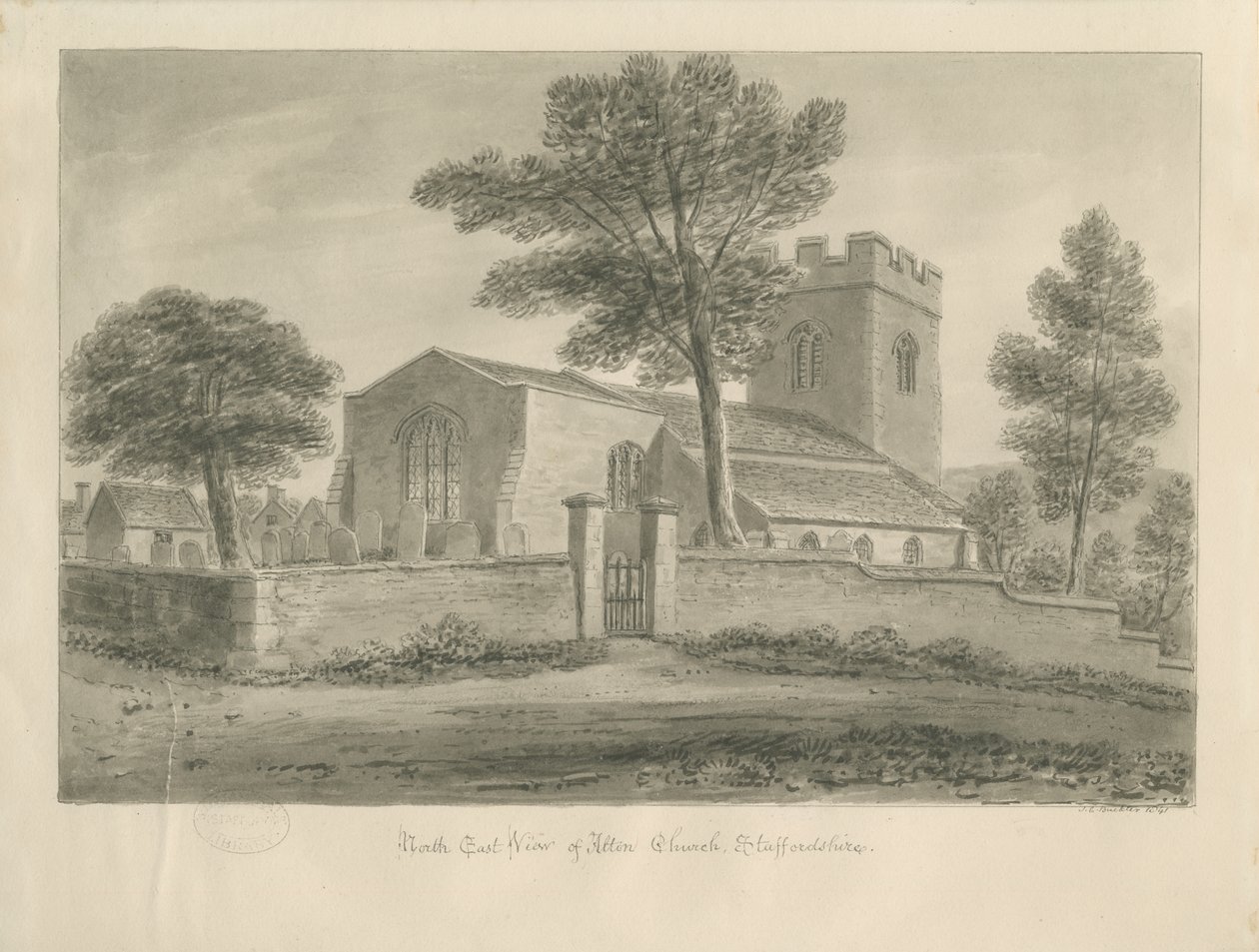 Iglesia de Alton de John Chessell Buckler