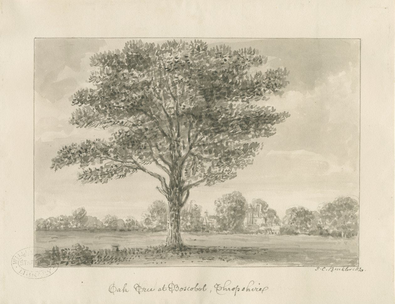 Boscobel - El Roble Real de John Chessell Buckler