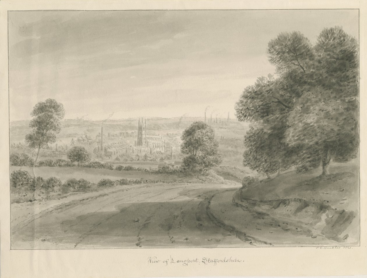 Pueblo de Longport de John Chessell Buckler