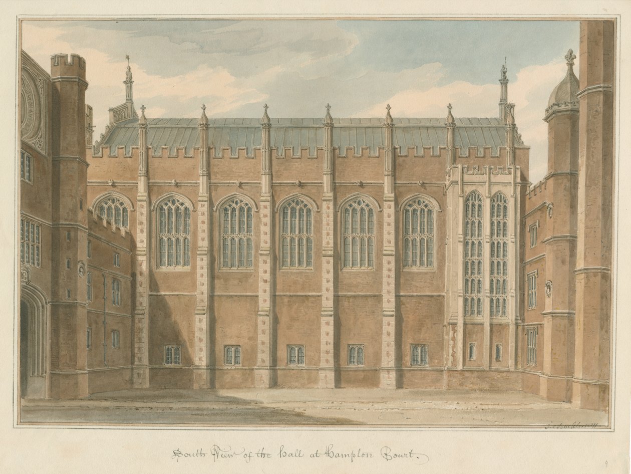 Middlesex - Hampton Court, 1811 de John Chessell Buckler