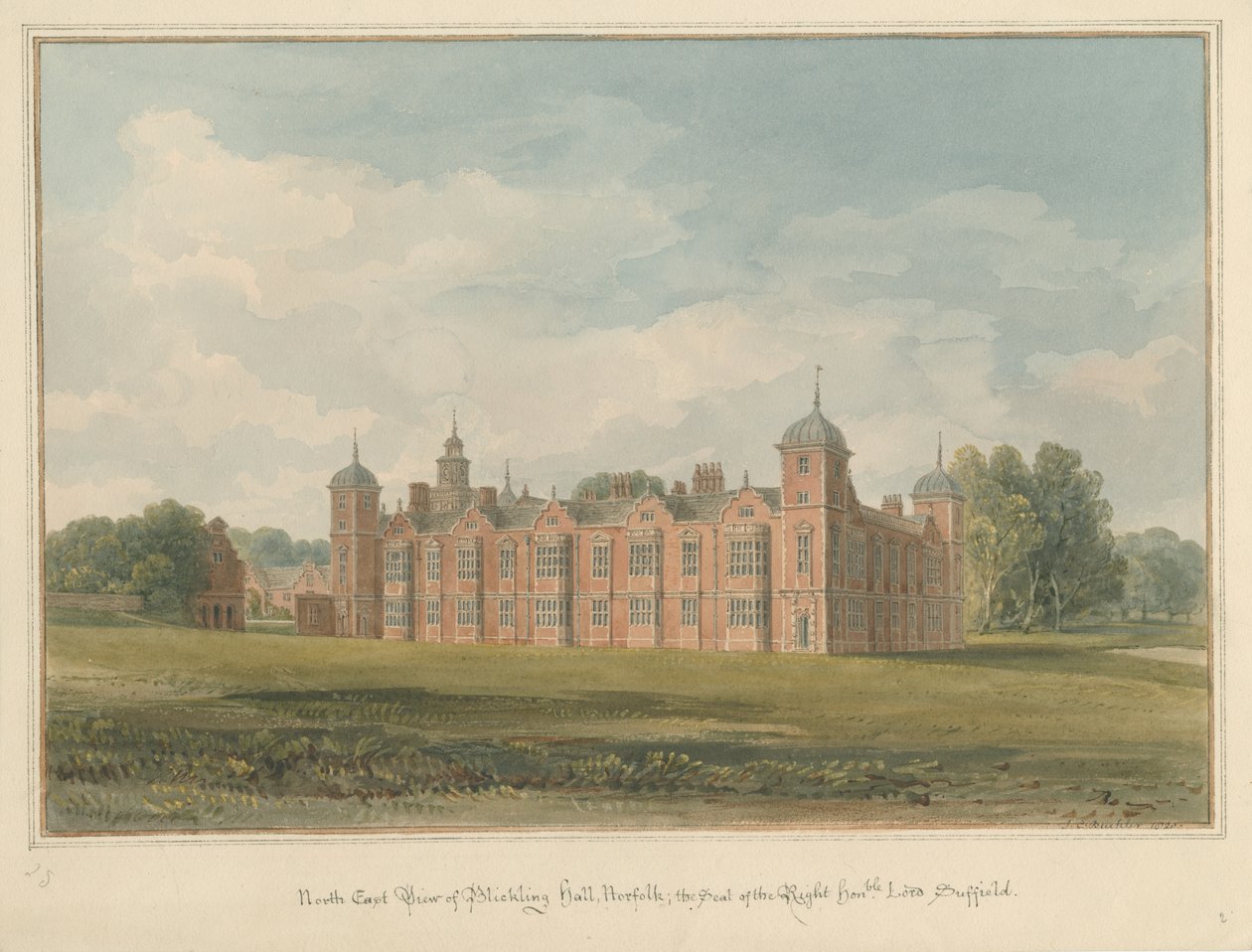 Norfolk - Blickling Hall de John Chessell Buckler