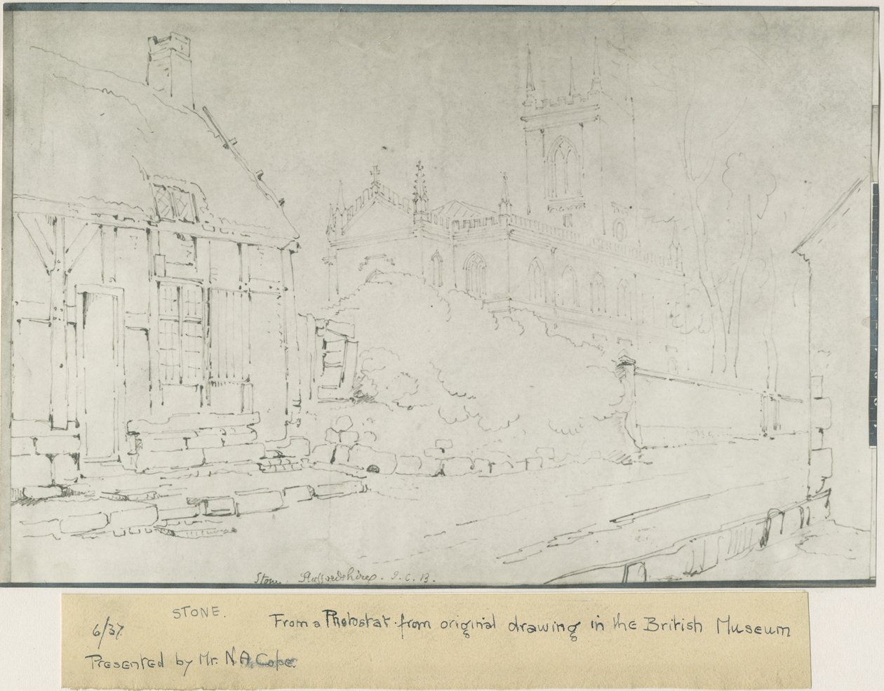 Iglesia de Piedra: fotostato, nd [c 1841] de John Chessell Buckler