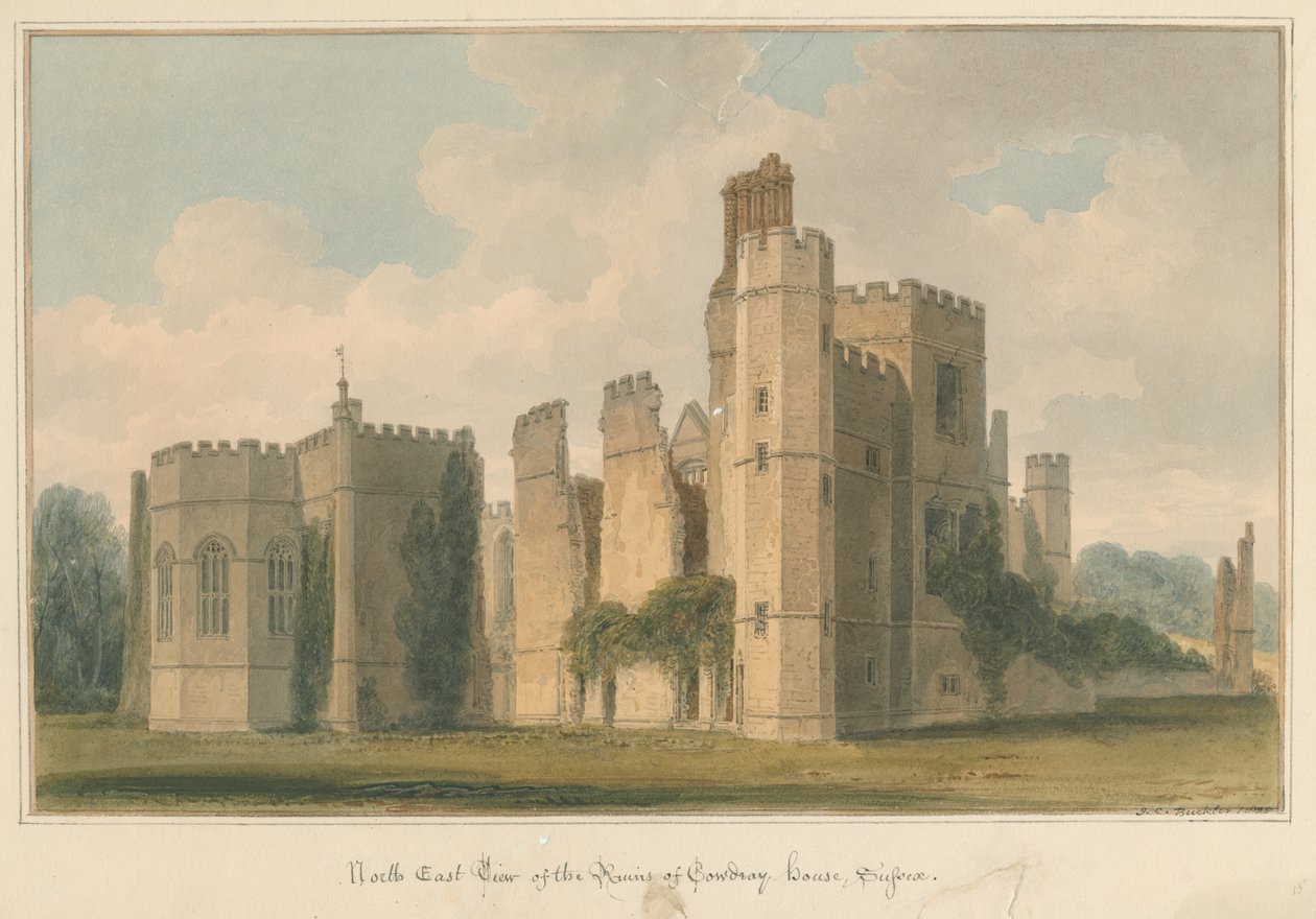 Sussex - Casa Cowdray de John Chessell Buckler