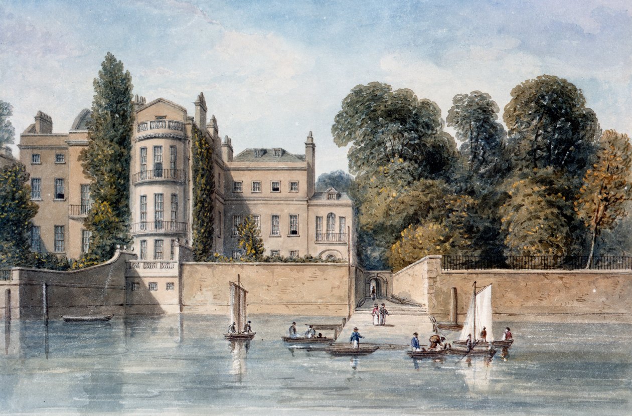Escaleras de Whitehall de John Chessell Buckler