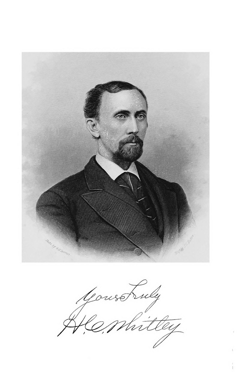 Retrato de Hiram C. Whitley, frontispicio de 