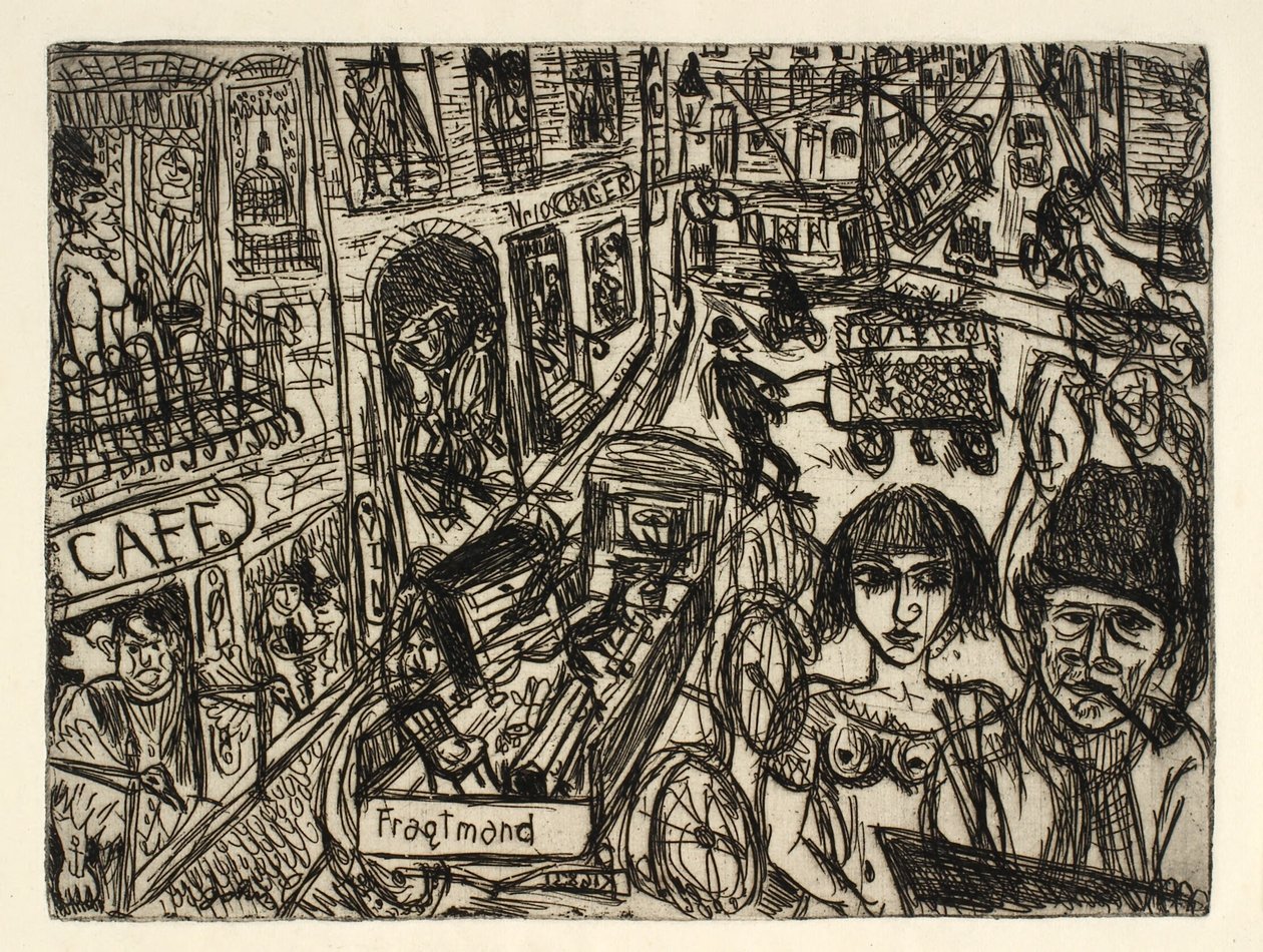 Vida callejera en Nørrebro de John Christensen