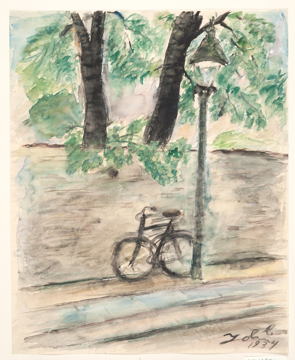 Mañana tranquila junto al muro de John Christensen