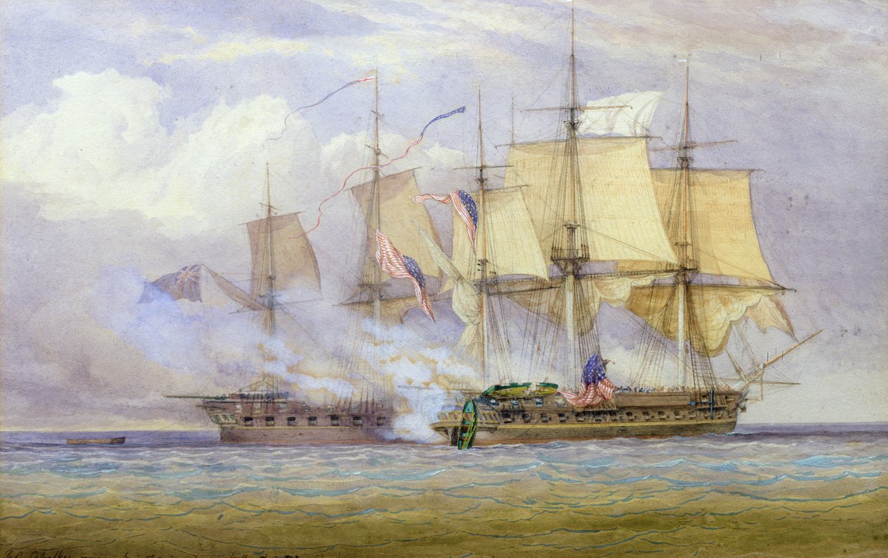 El momento de la victoria entre el HMS 