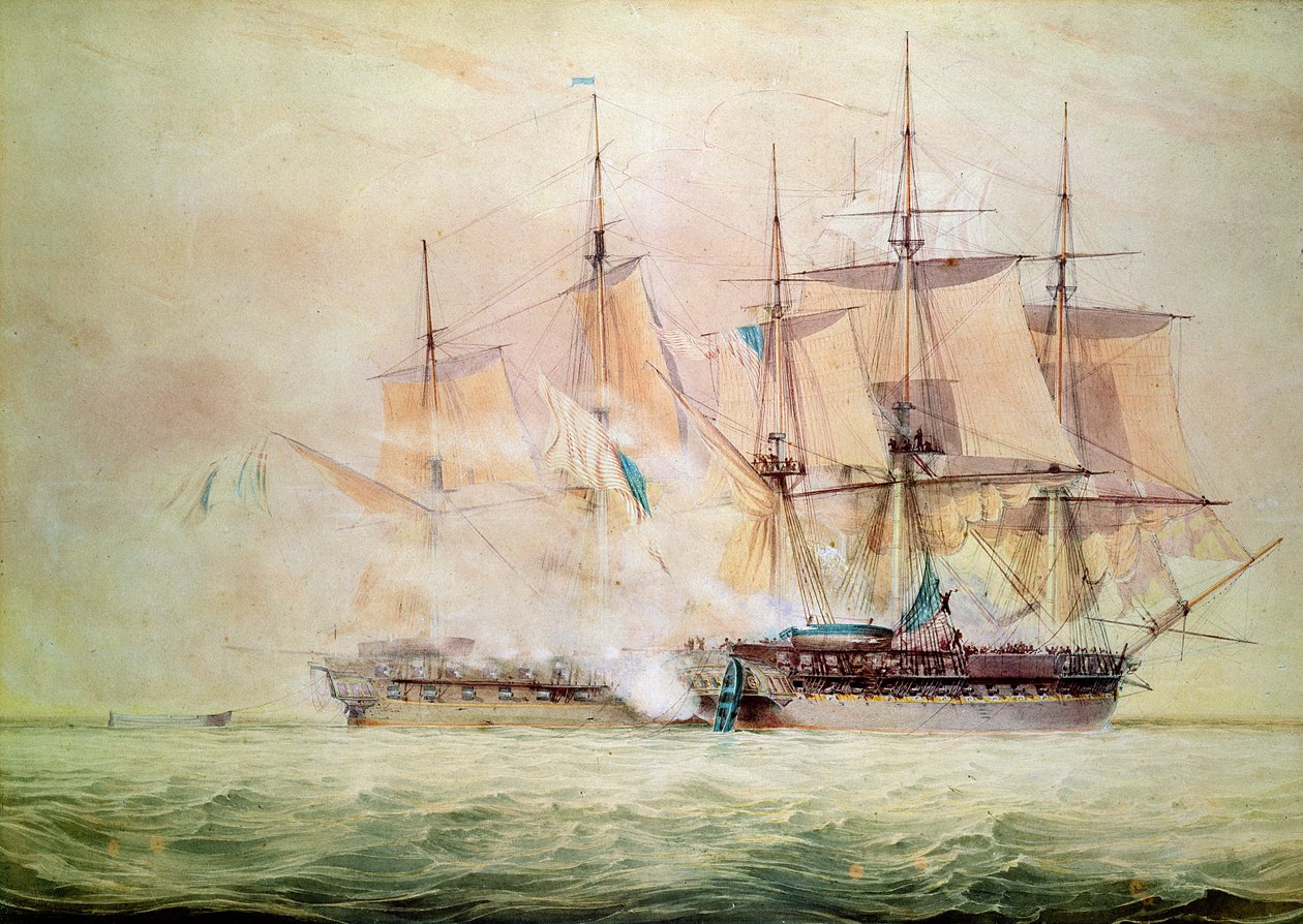 Abordaje del Chesapeake de John Christian Schetsky