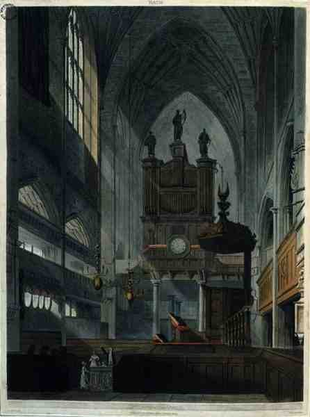 Interior de la Abadía, de 