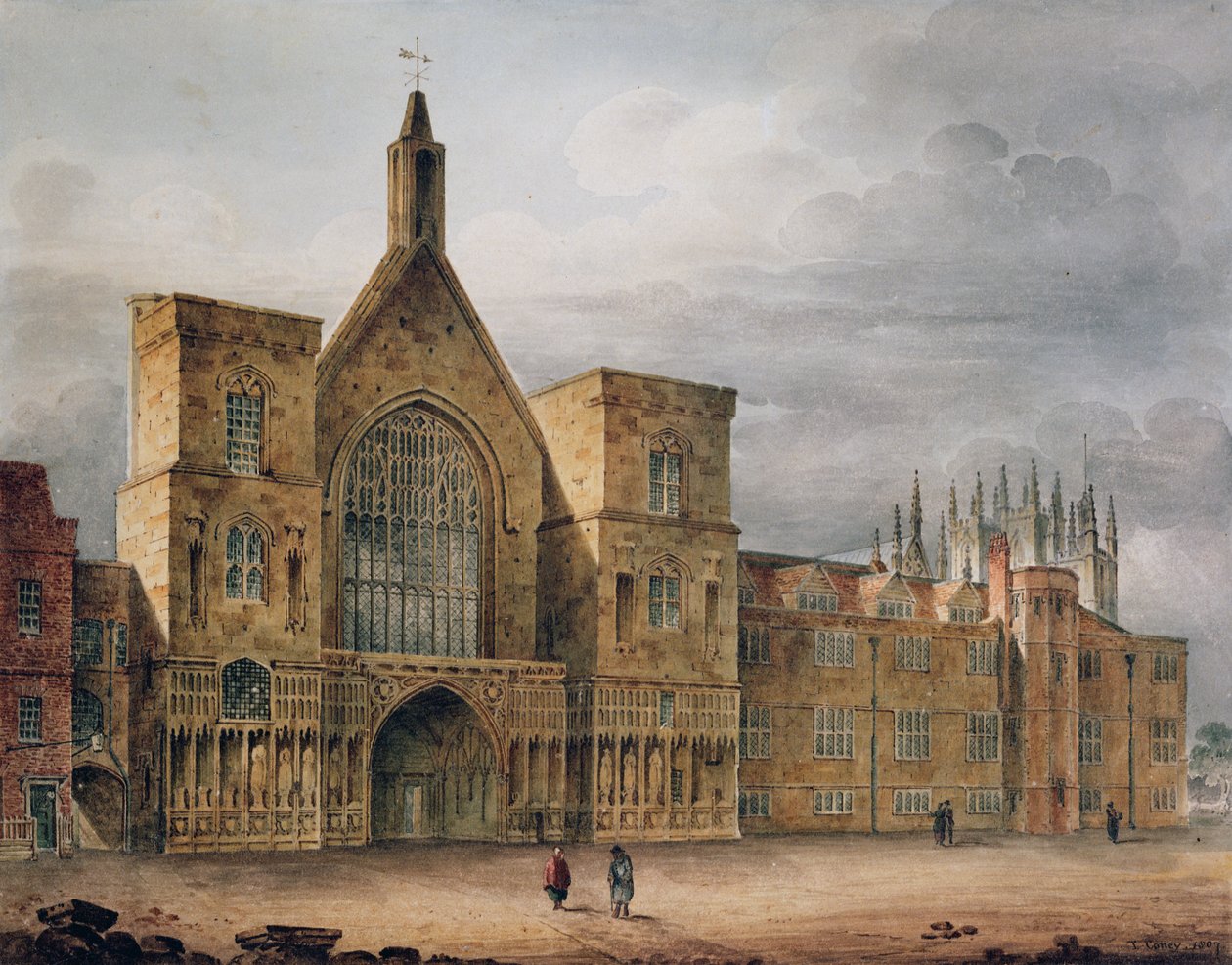 Entrada al Westminster Hall, 1807 de John Coney