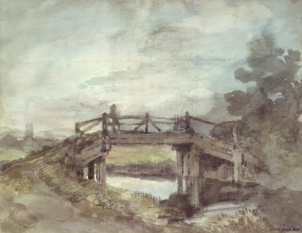 Un puente sobre el Stour de John Constable