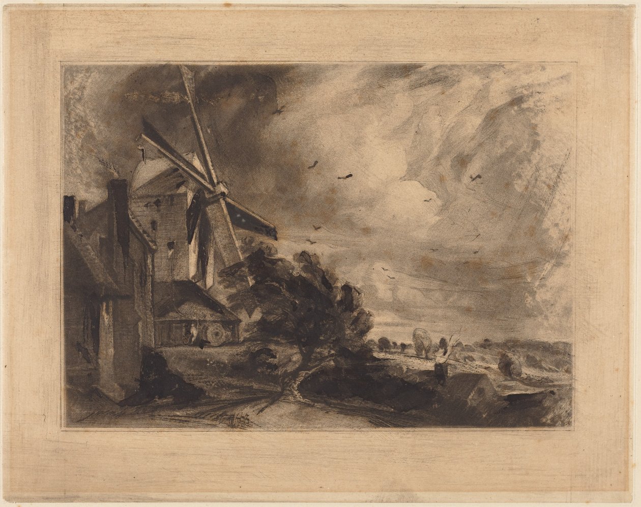 Un molino de John Constable