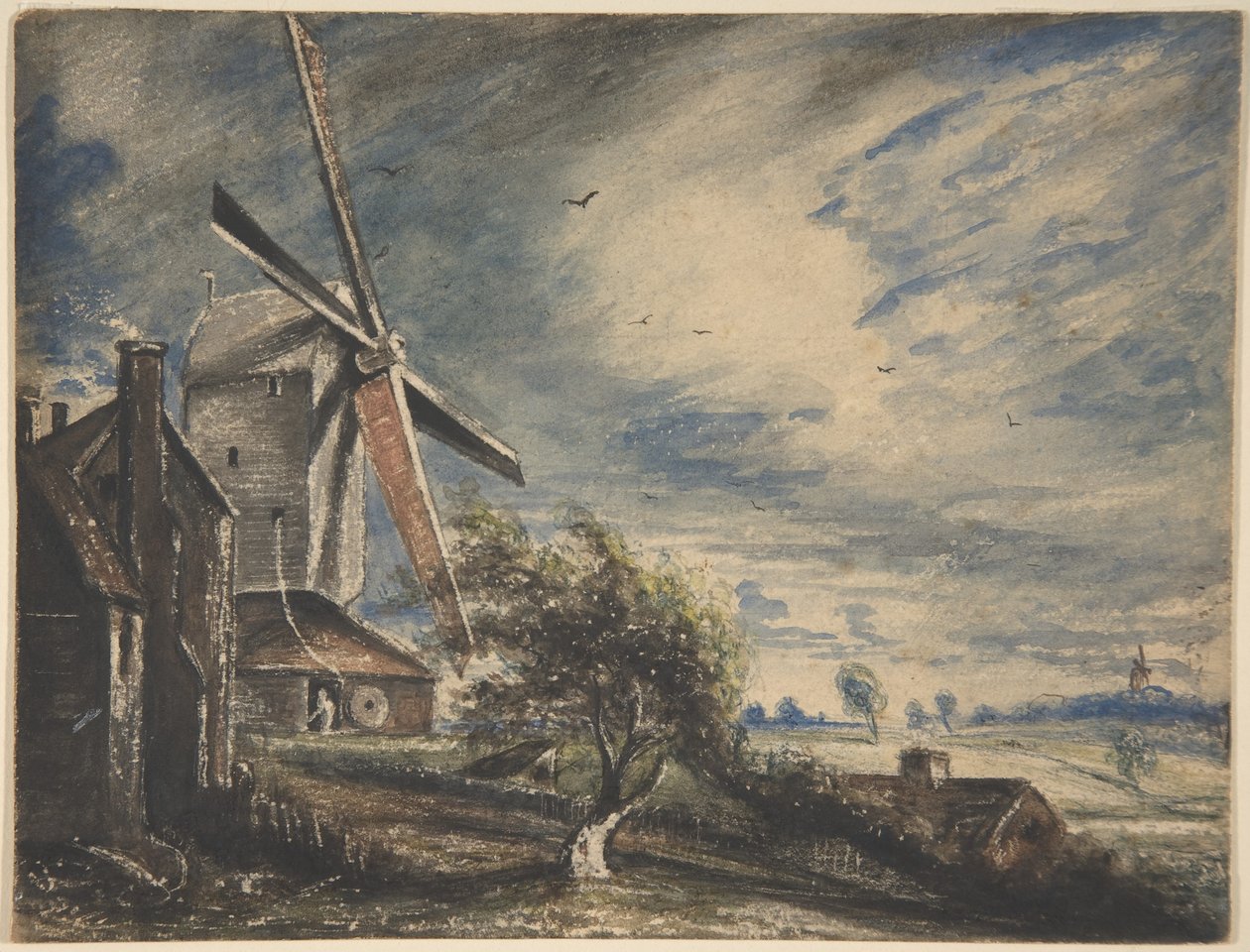 Un molino cerca de Colchester de John Constable