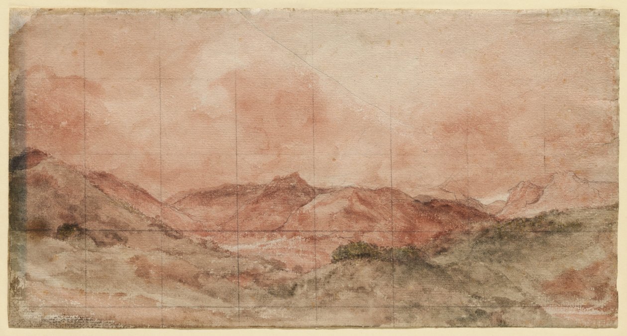 Bow Fell y los Langdale Pikes de John Constable