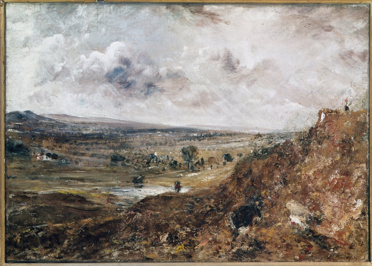 Branch Hill Pond, Hampstead de John Constable