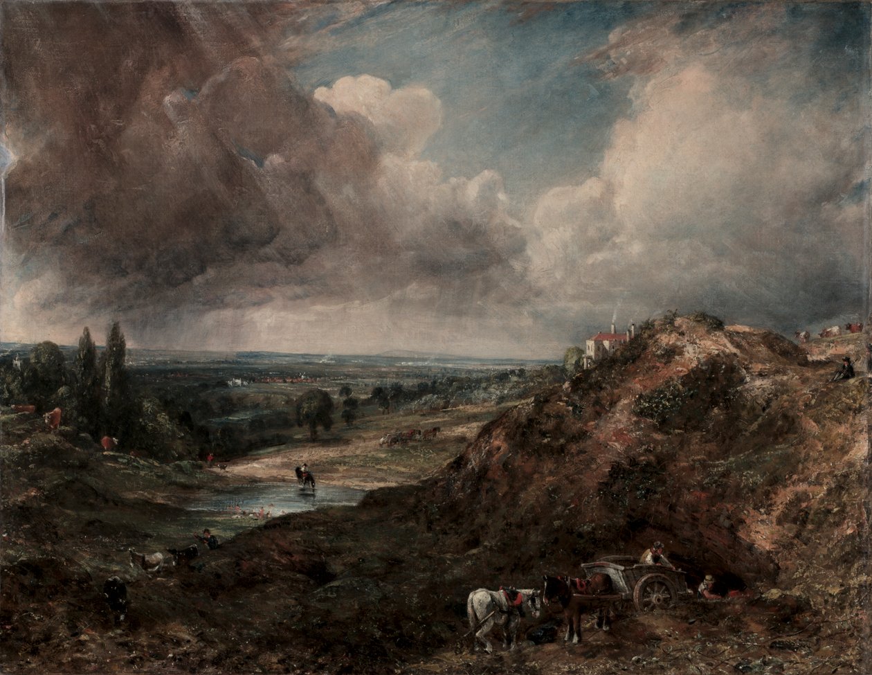 Branch Hill Pond, Hampstead de John Constable