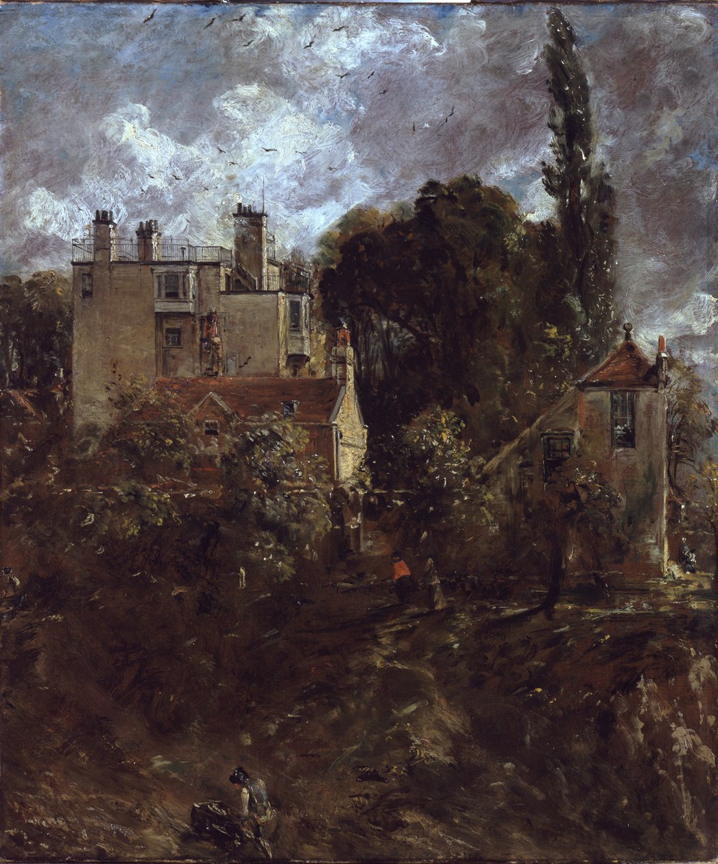 La casa del almirante en Hampstead, llamada «The Grove» de John Constable