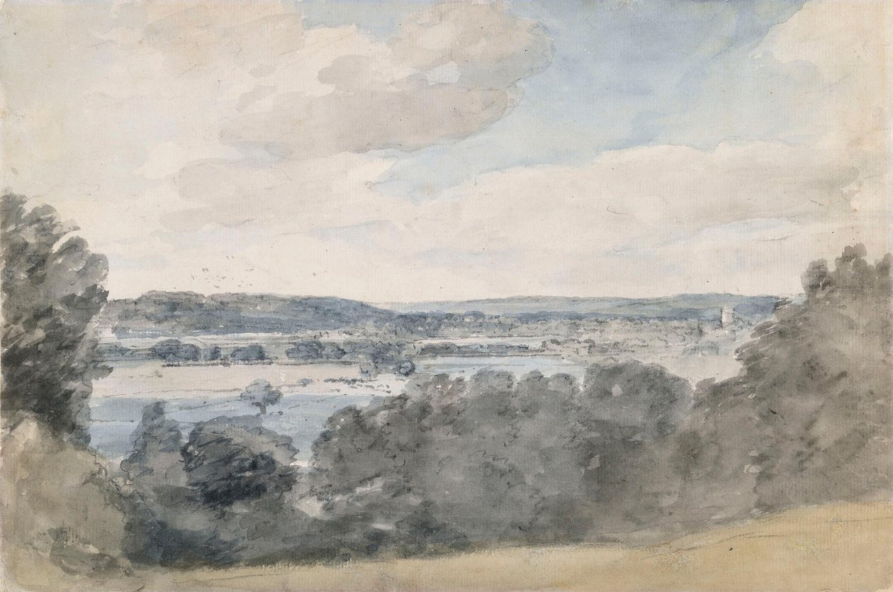 Valle de Dedham, Suffolk, desde cerca de East Bergholt de John Constable