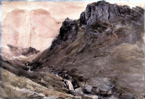 Eagle Crag, Borrowdale de John Constable