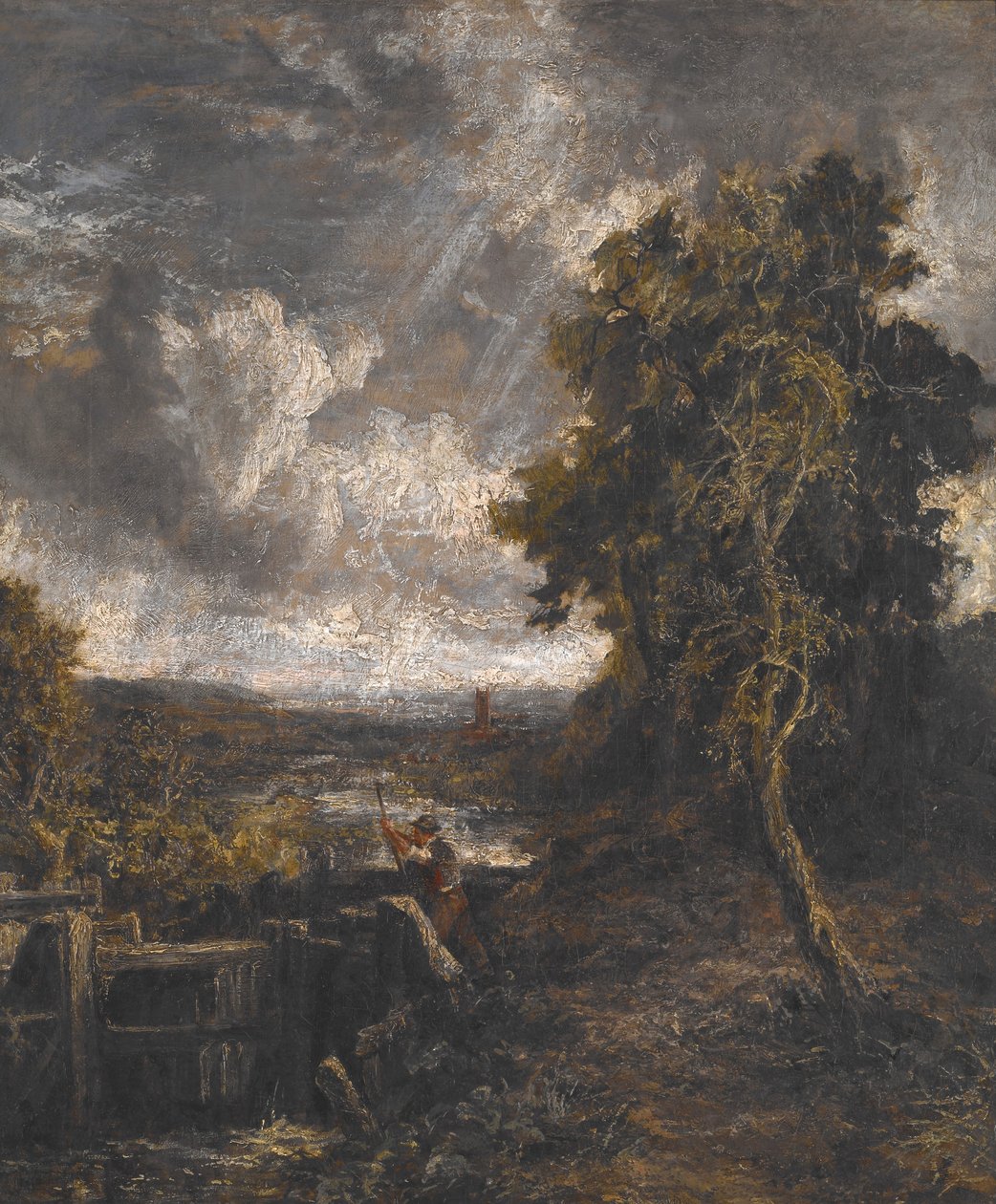 East Bergholt - Cerradura en el Stour de John Constable