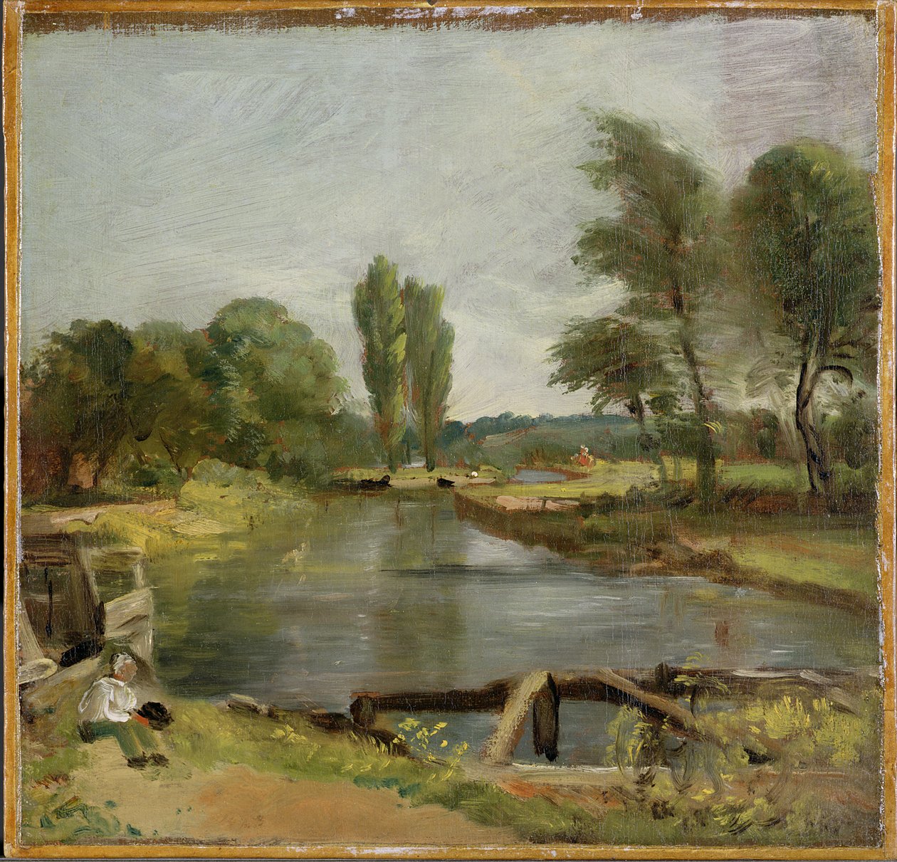 Cerradura de Flatford, 1810-11 de John Constable