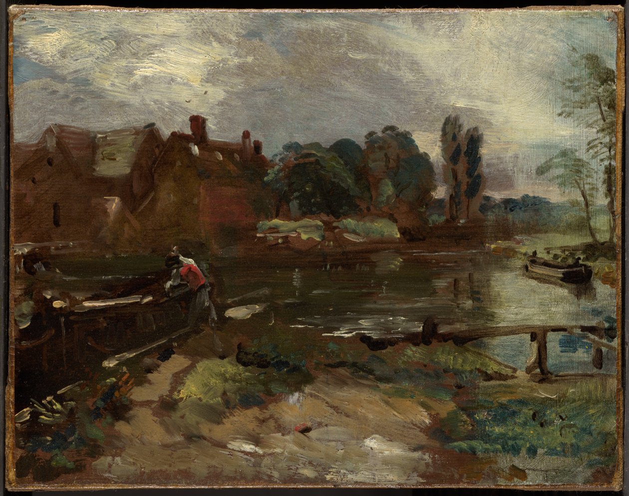 Flatford Mill desde la esclusa de John Constable
