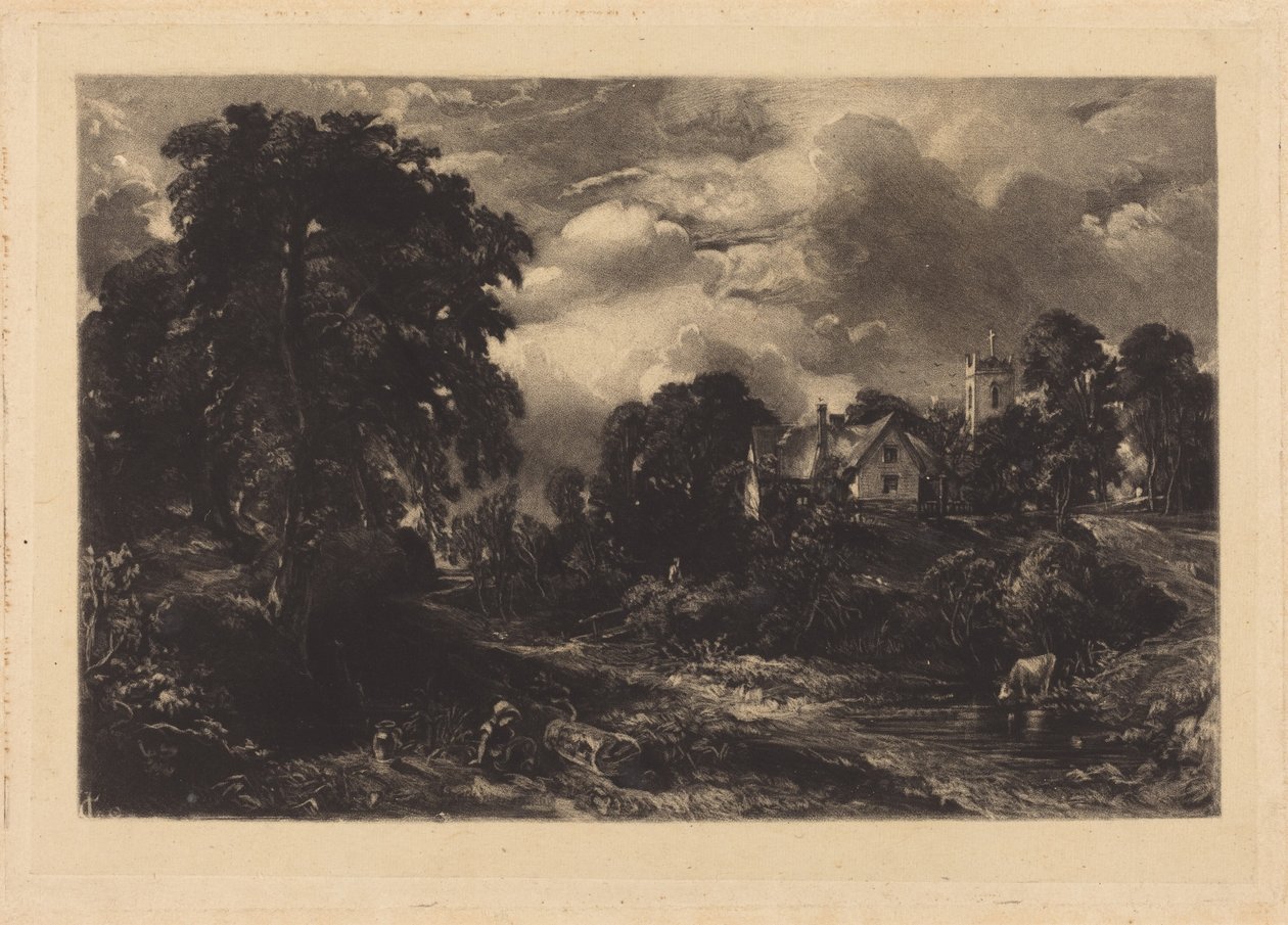 Granja Glebe (b) de John Constable