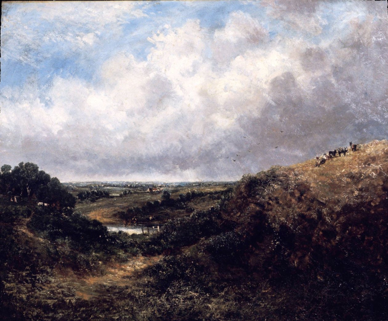 El brezal de Hampstead de John Constable