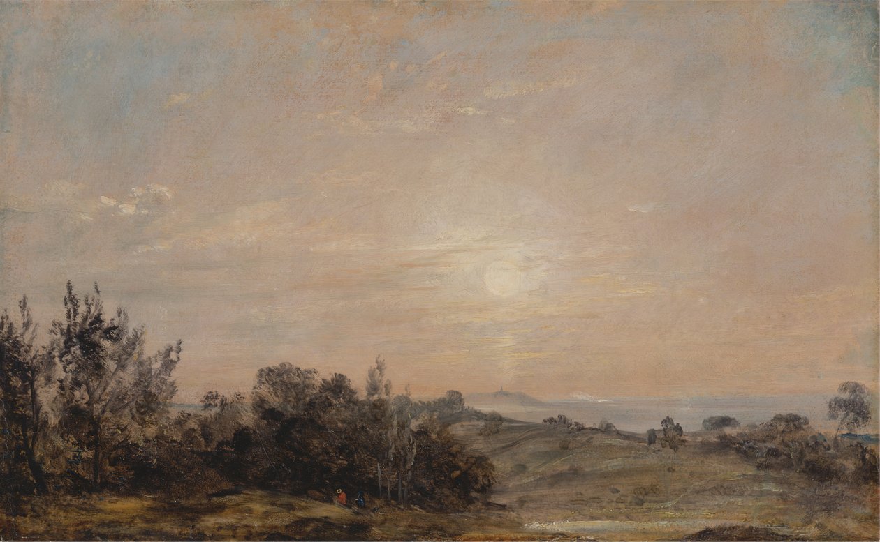 Hampstead Heath mirando hacia Harrow, 1821 a 1822 de John Constable