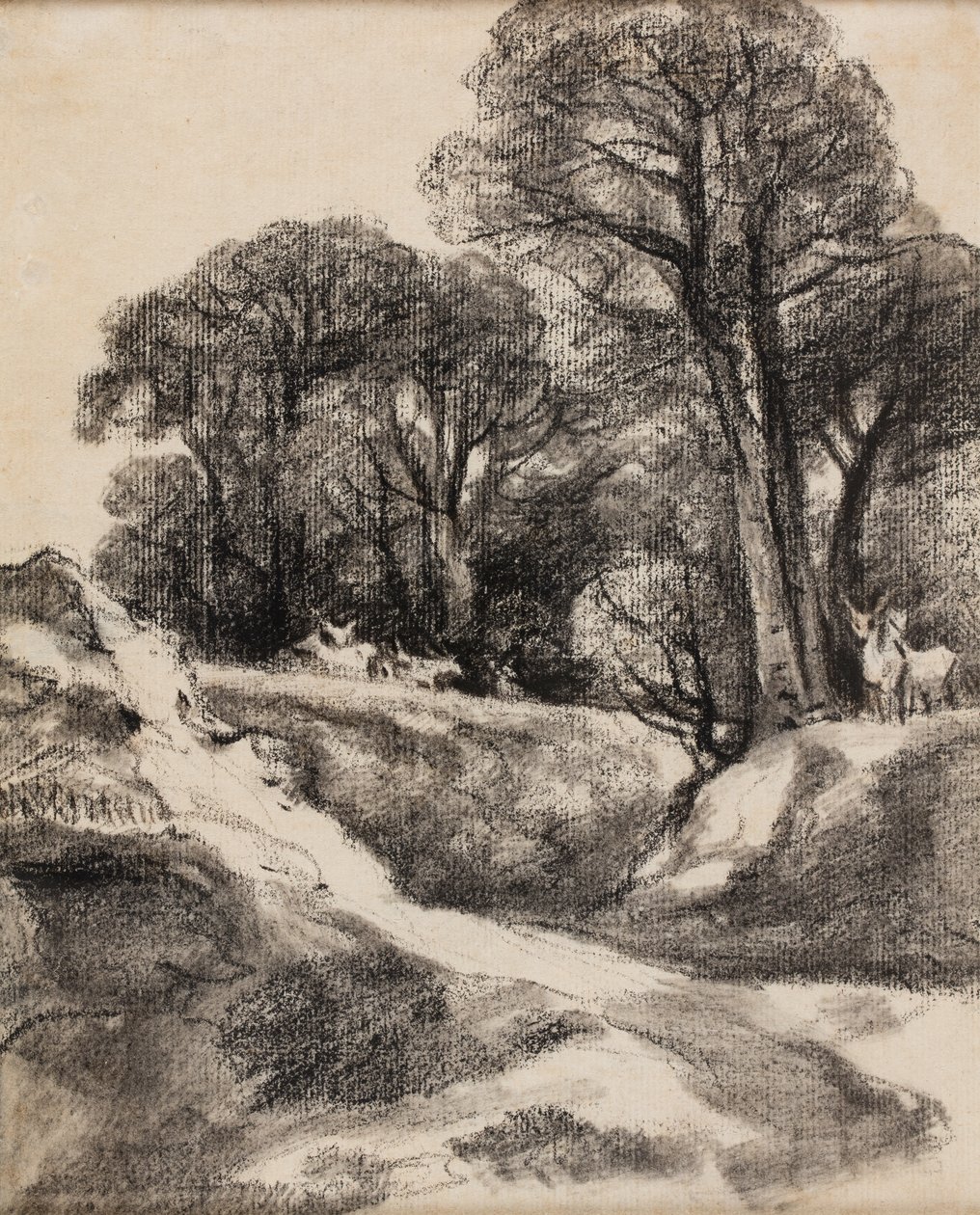 En Helmingham Park, Suffolk de John Constable