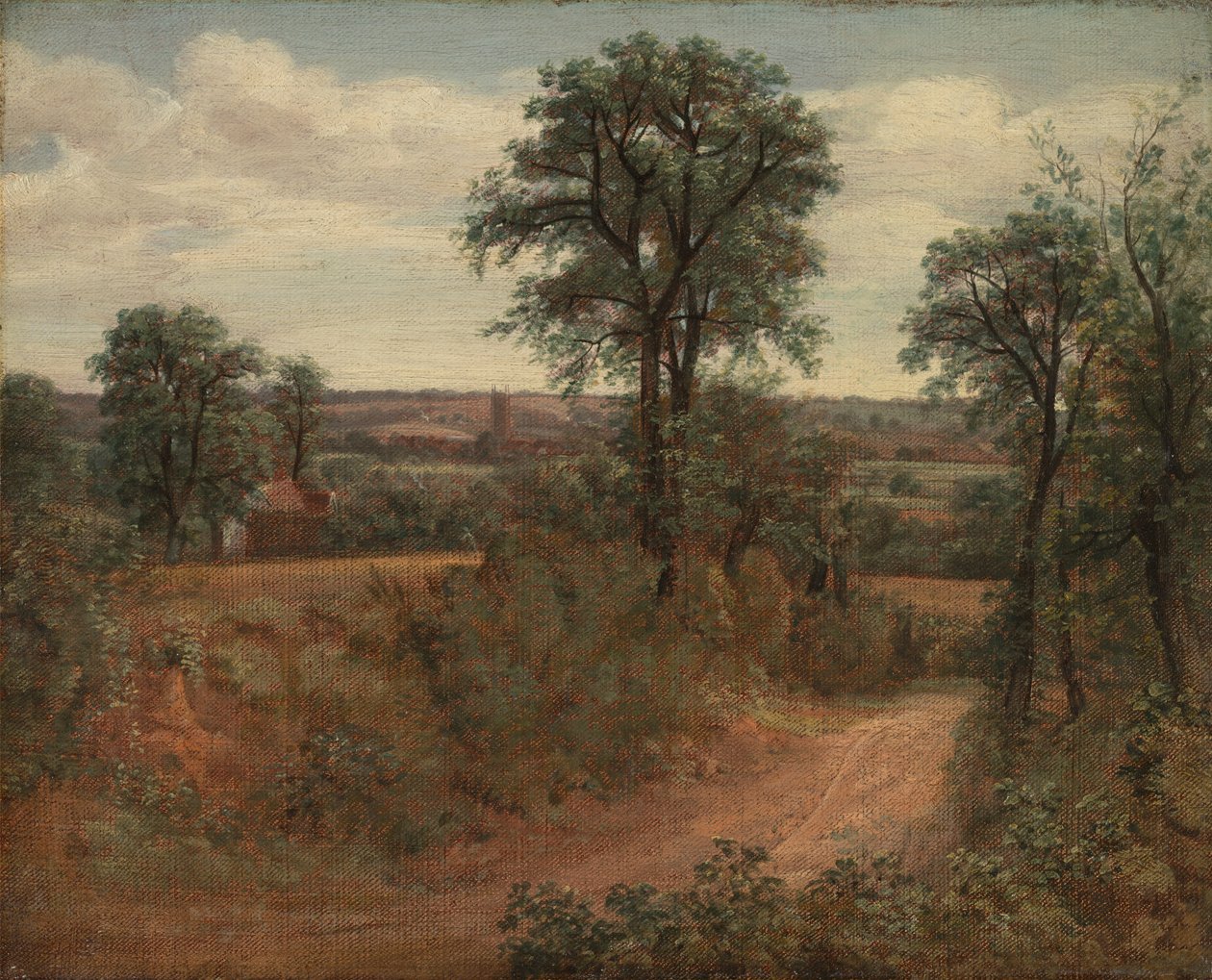 Carril cerca de Dedham de John Constable