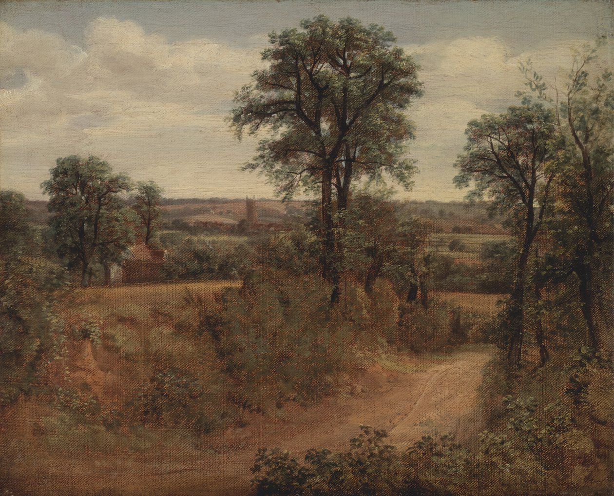 Camino cerca de Dedham, 1802 de John Constable