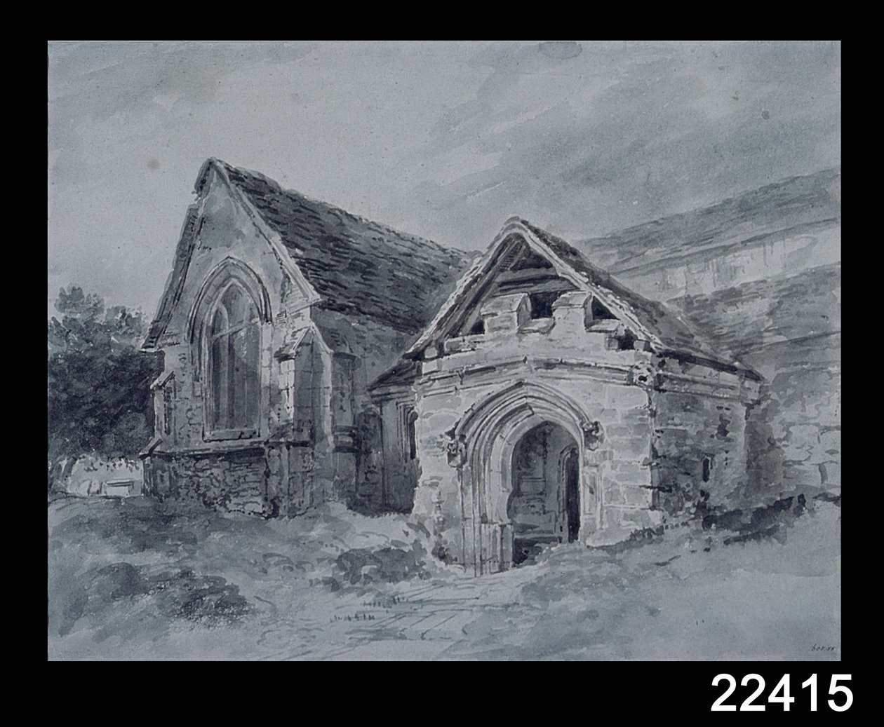 Porche y Transepto de una Iglesia de John Constable