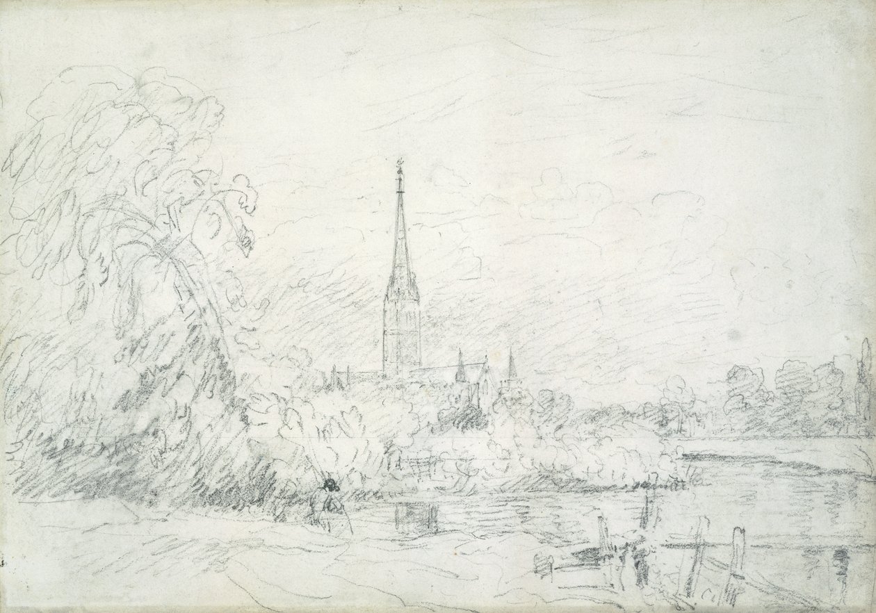 Catedral de Salisbury desde el Noroeste, 1829 de John Constable