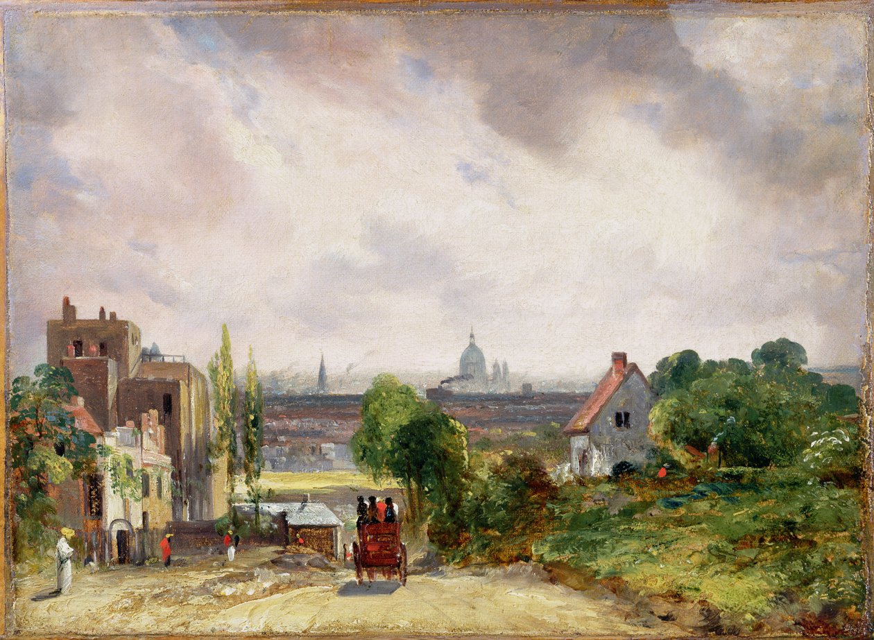 Cabaña de Sir Richard Steele, Hampstead, c.1832 de John Constable