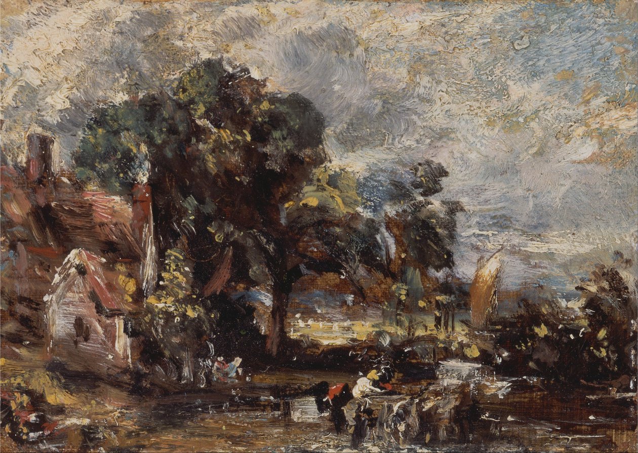 Boceto para El carro de heno de John Constable