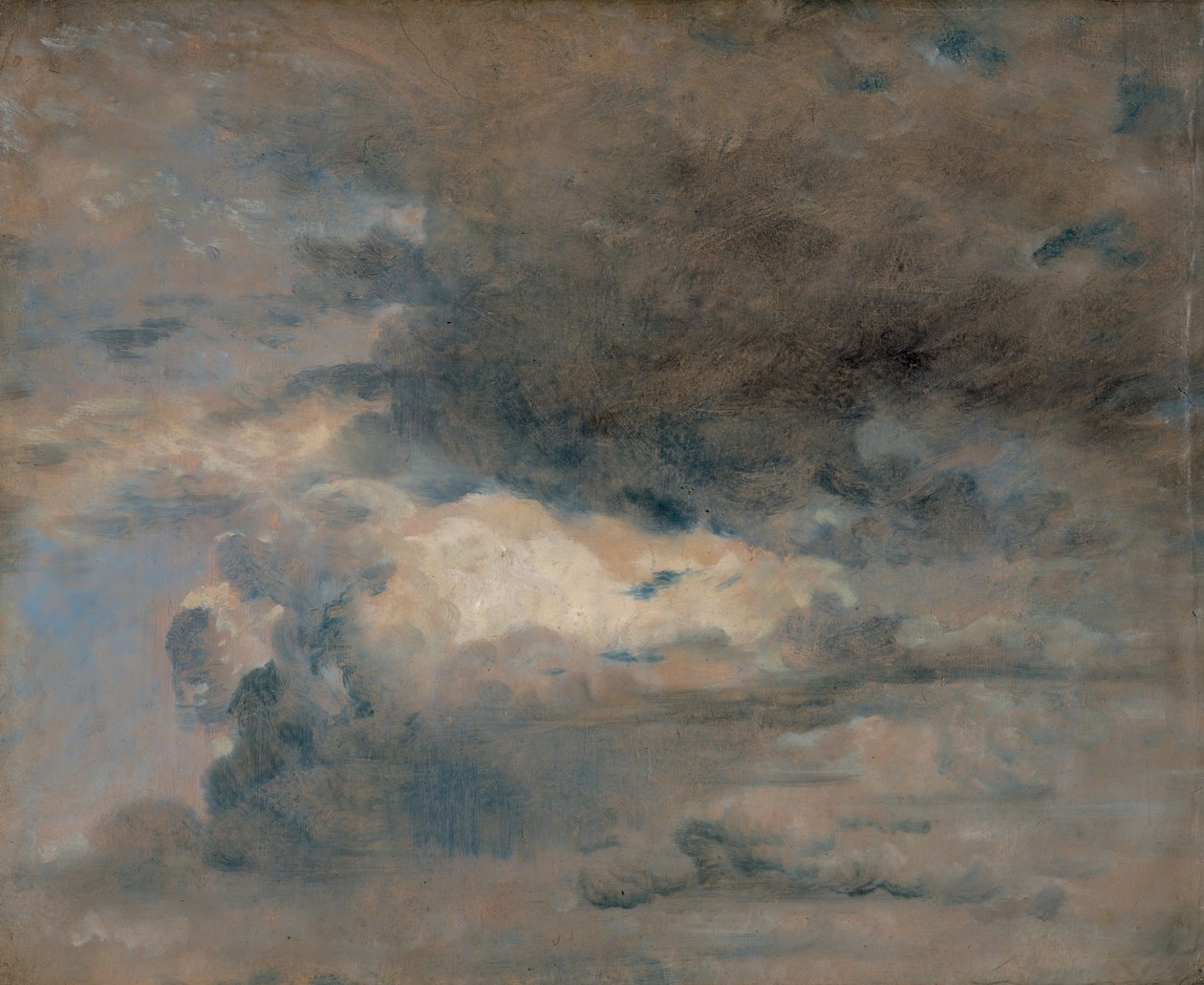 Estudio de Nubes - Tarde, 31 de agosto de 1822 de John Constable