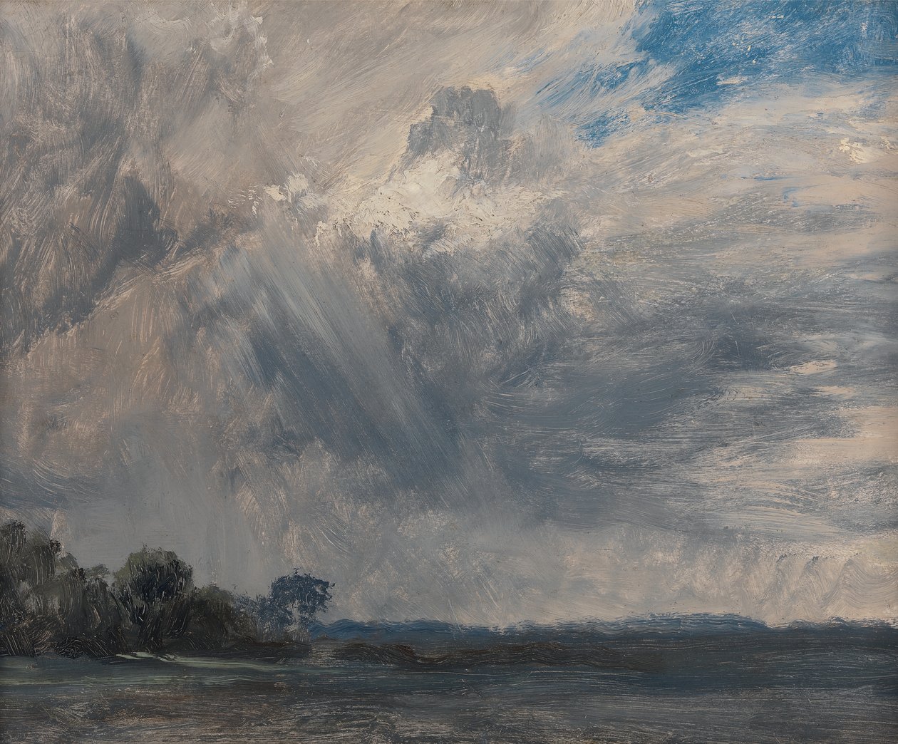 Estudio de un cielo nublado, ca. 1825 de John Constable