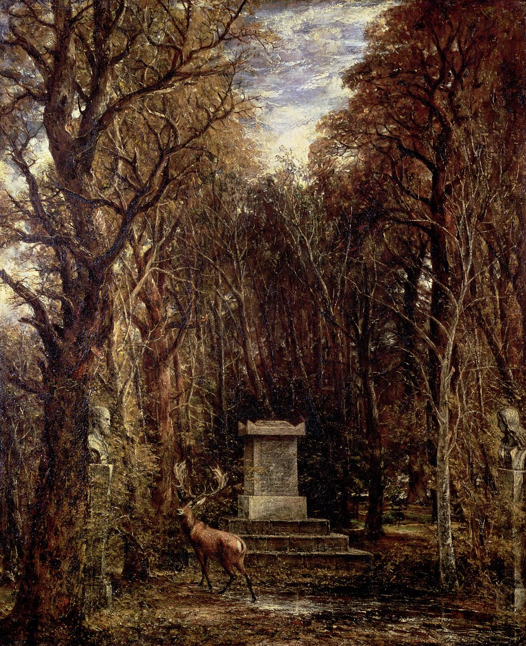 El cenotafio a la memoria de Reynolds, Coleorton de John Constable