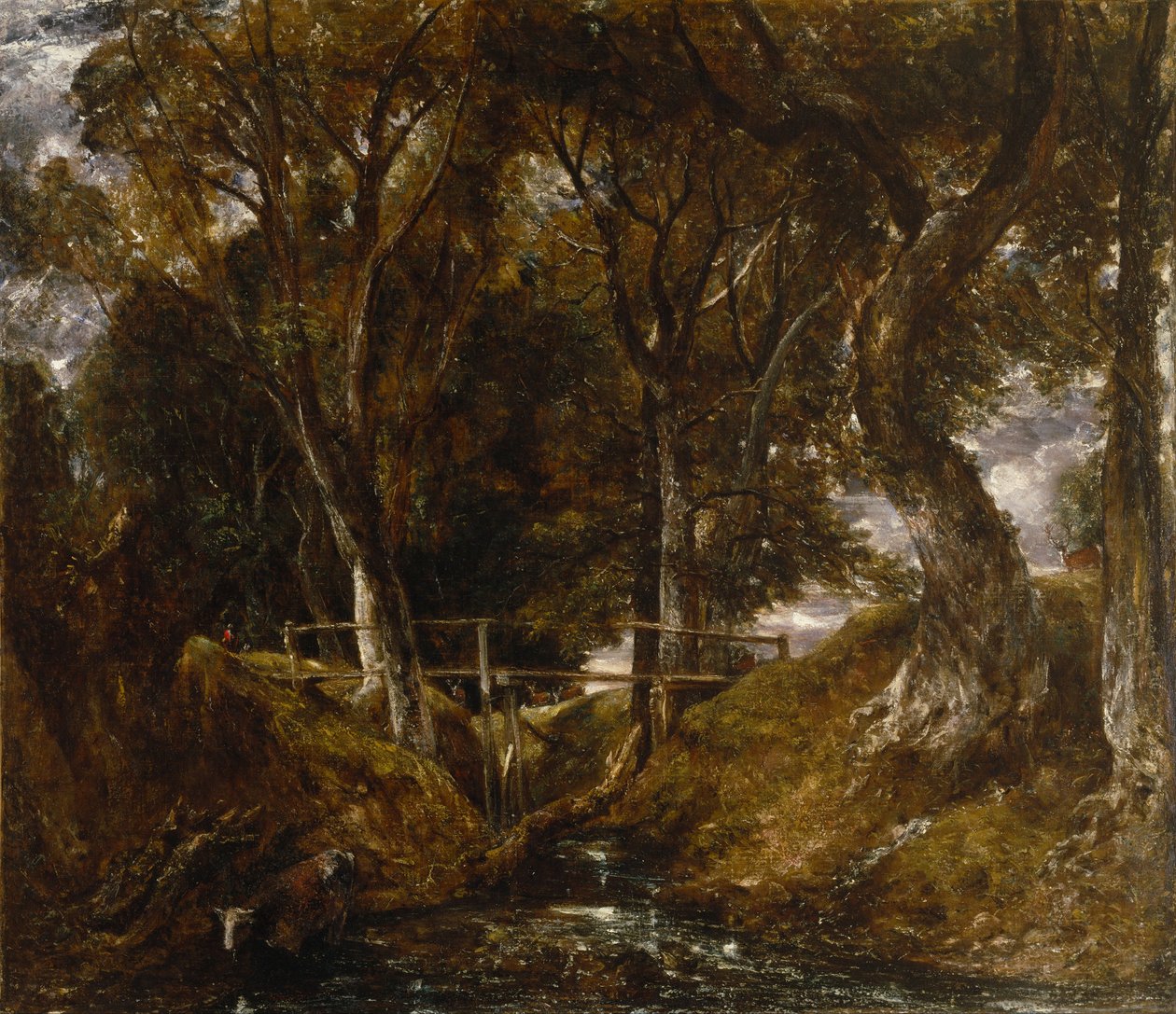 El valle en Helmingham Park de John Constable