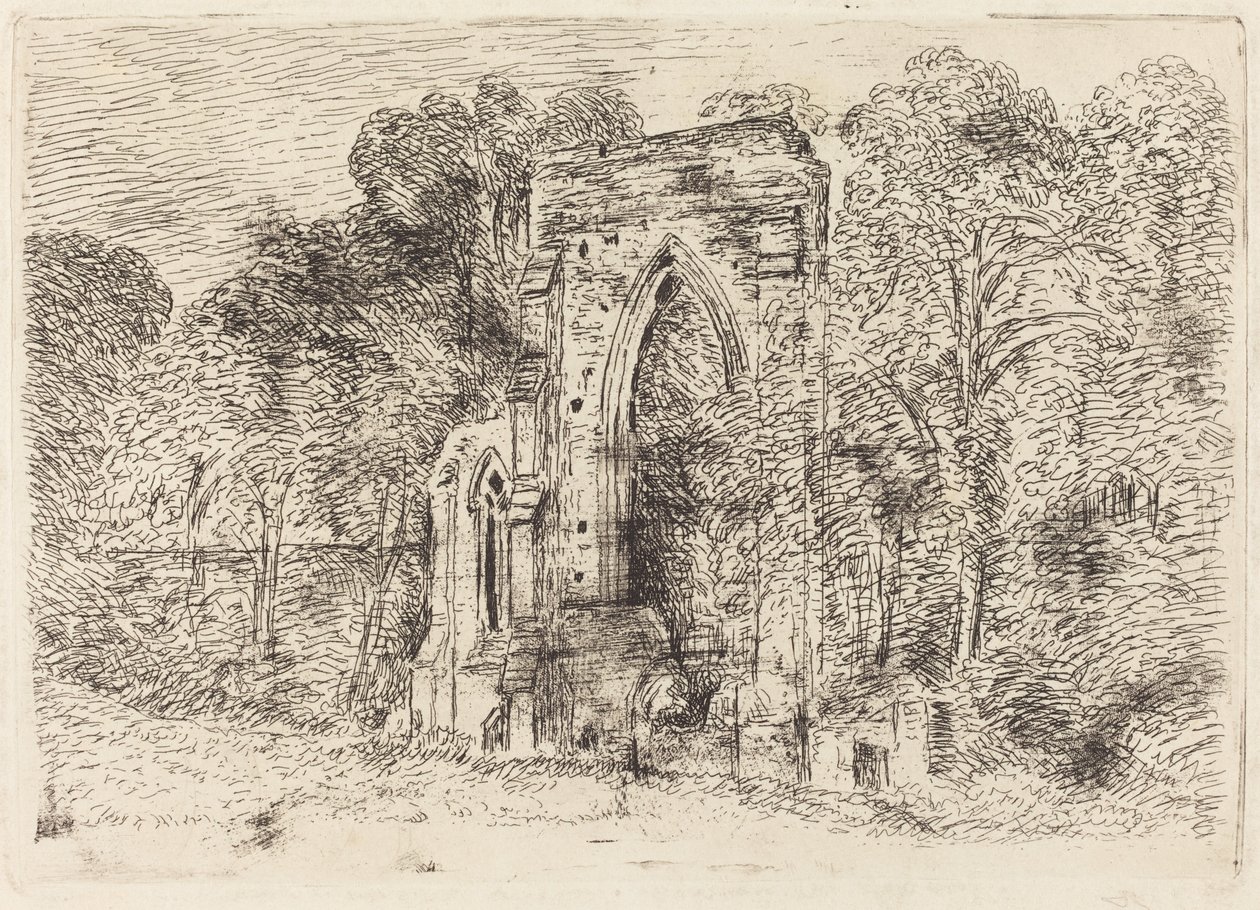 Las ruinas de la abadía de Netley de John Constable