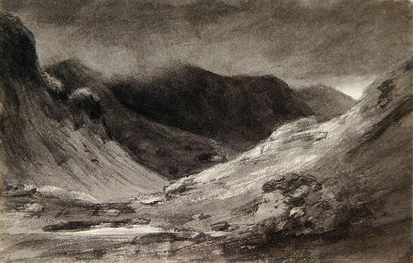 El valle de Newlands: Una tarde muy tormentosa de John Constable