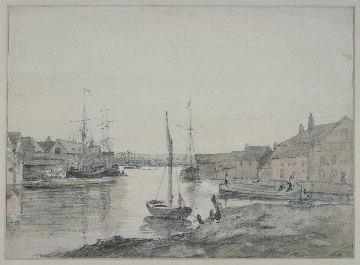 Almacenes y envíos en el Orewell en Ipswich de John Constable