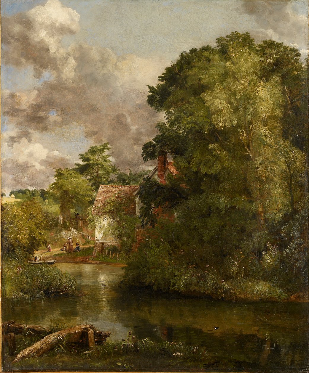 La casa de Willy Lott desde el Stour La granja del valle de John Constable