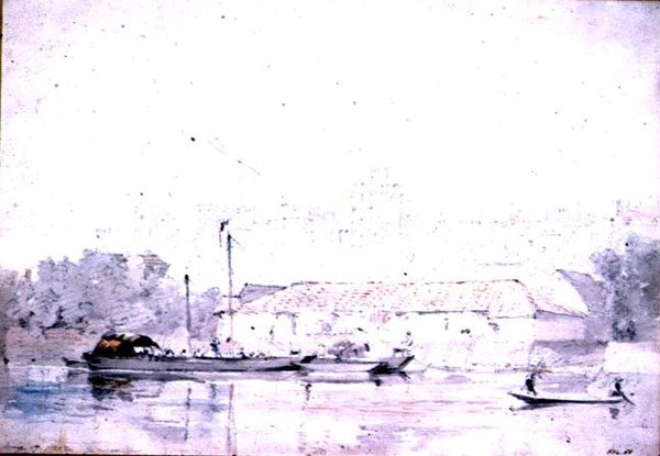 Castillo de Windsor desde el río, 1802 de John Constable