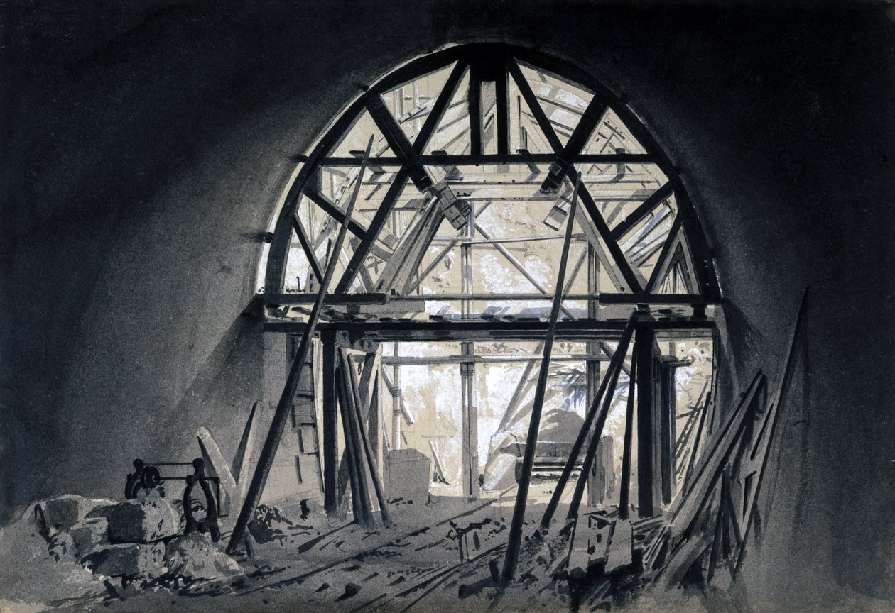 Túnel de North Church, 17 de junio de 1837 de John Cooke Bourne