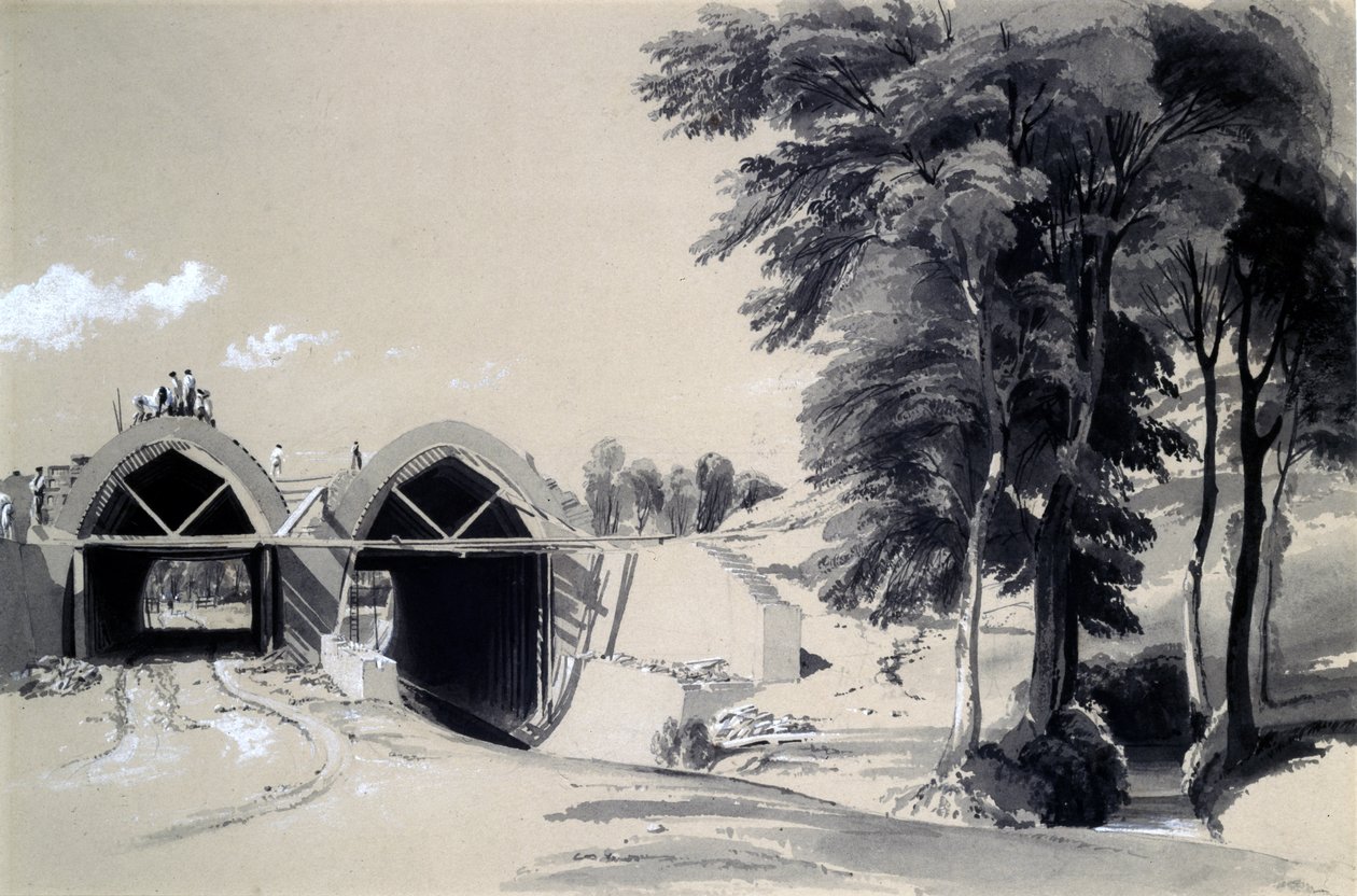 Puente de Ocupación, Bugbrooke, Northamptonshire, 9 de julio de 1837 de John Cooke Bourne